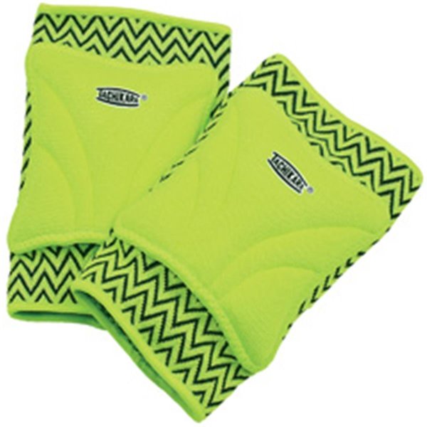 Perfectpitch TKZZLMLXL Tachikara ZIG ZAG Print LXL Lime ZIG ZAG Volleyball KneePad PE132884